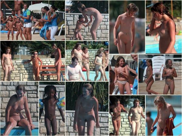 Purenudism nudist pool - young naked nudists photo [New Nudism]