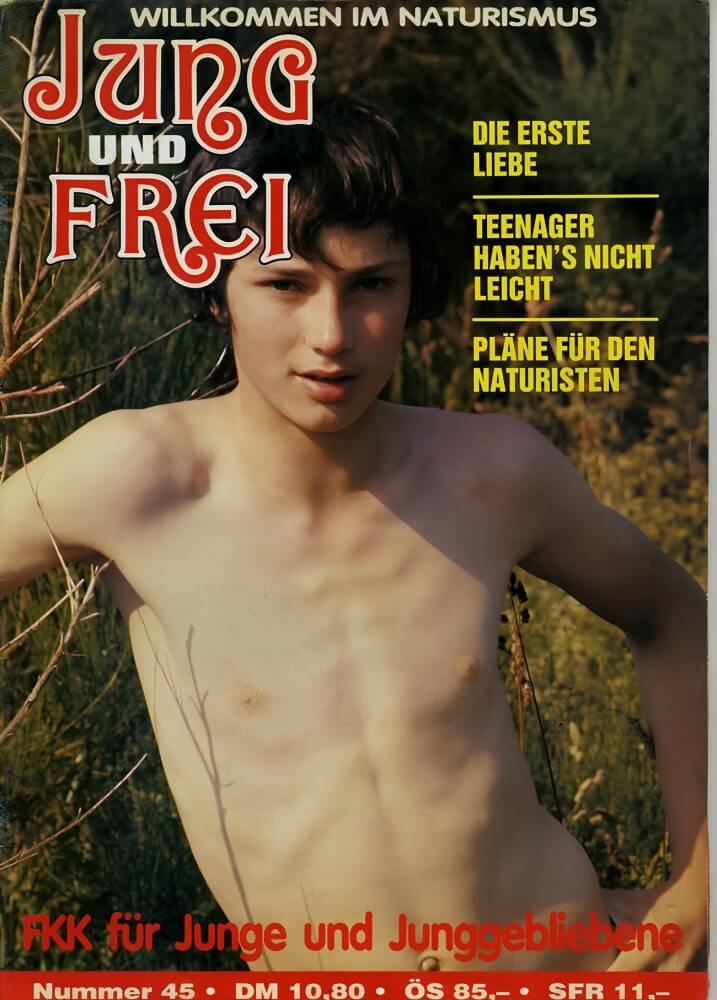 Jung und Frei Nr 45 - A naked persons soul is visible through their body