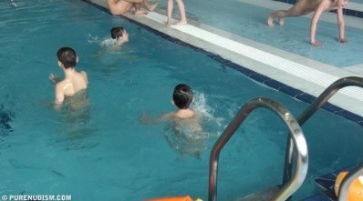 Poolside activities 1 Full HD - Naturism enthusiasts around the world