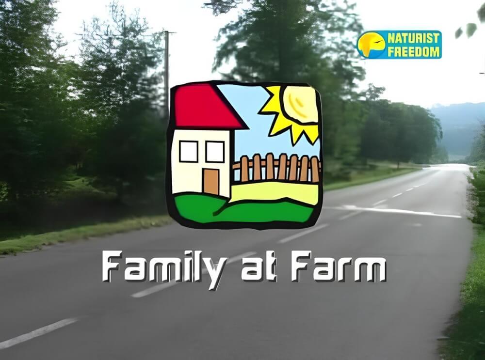Naturist Freedom: Family at Farm - Nudism supports freedom of self-expression and individuality