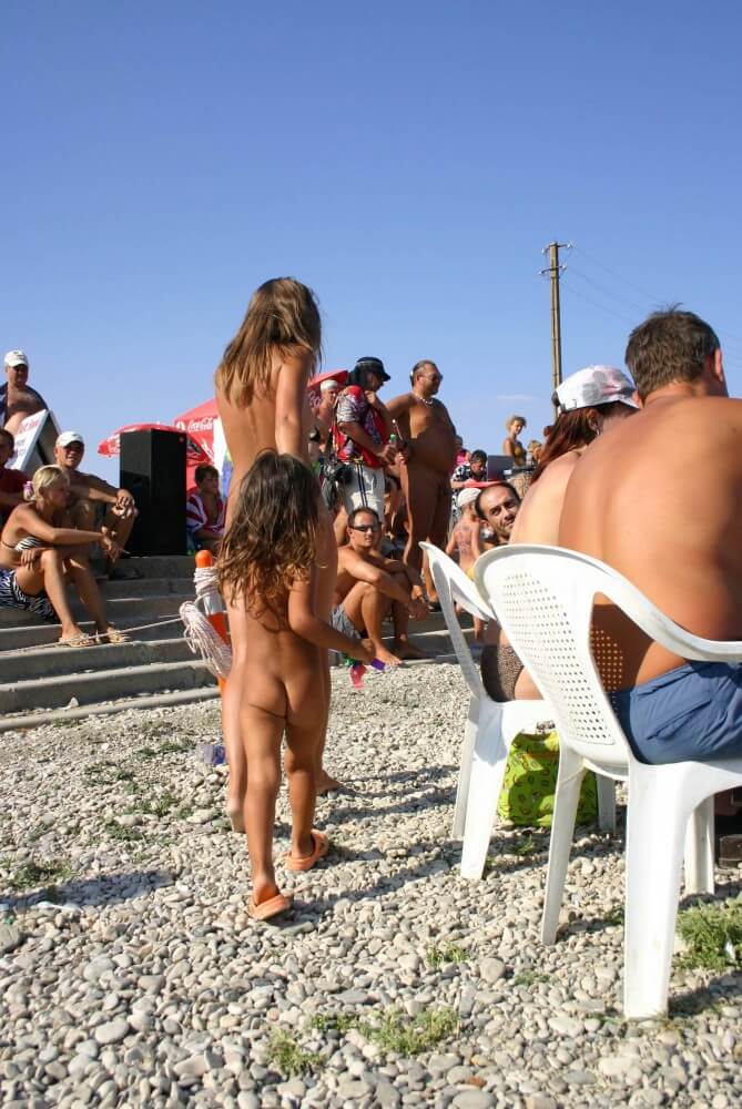 Naturist Standing Sideline - Naturism as a lifestyle