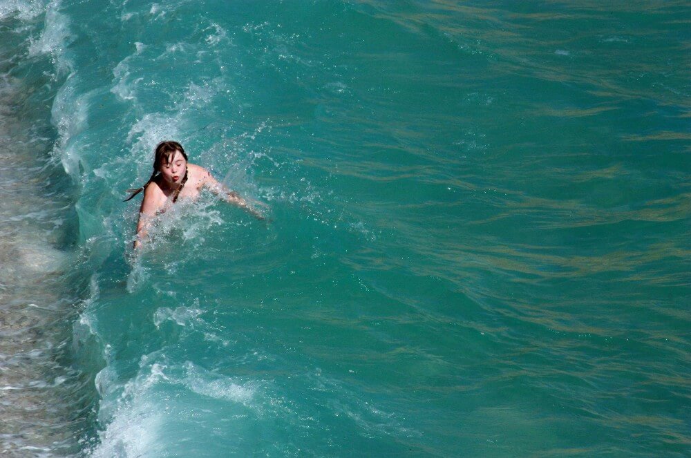 Naturist Cold Water Entry pics - Travel with elements of naturism