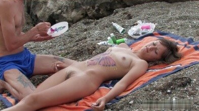 Naked body art on the beach Full HD video - The Foundations of Naturist Philosophy and the Ethical Principles of the Community