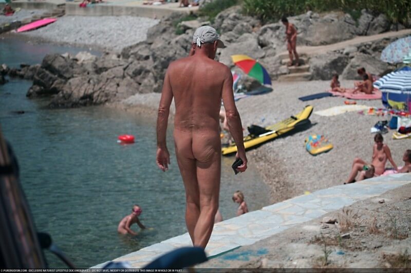 Nudist Shore Walking pics - Ideological Supporters of the Movement