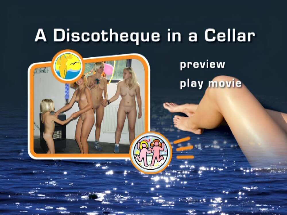 Naturist Freedom: A discotheque in a cellar - Nudity fosters trust and honesty