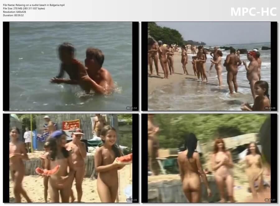 Relaxing on a nudist beach in Bulgaria - A person without clothes is closer to nature