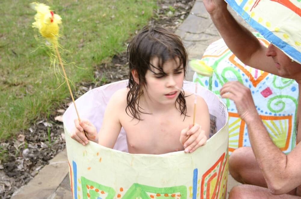 Easter 2X Eggs Outdoors photos - Nudity is an expression of natural beauty