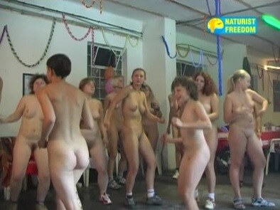 Naturist Freedom: Discotheque in a Cellar - Nudity in naturism is a way to experience freedom and harmony