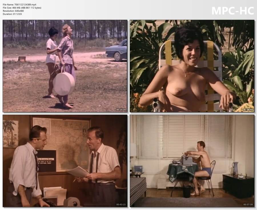 Diary of a nudist (1961) film HD - Nudity helps one appreciate the present moment