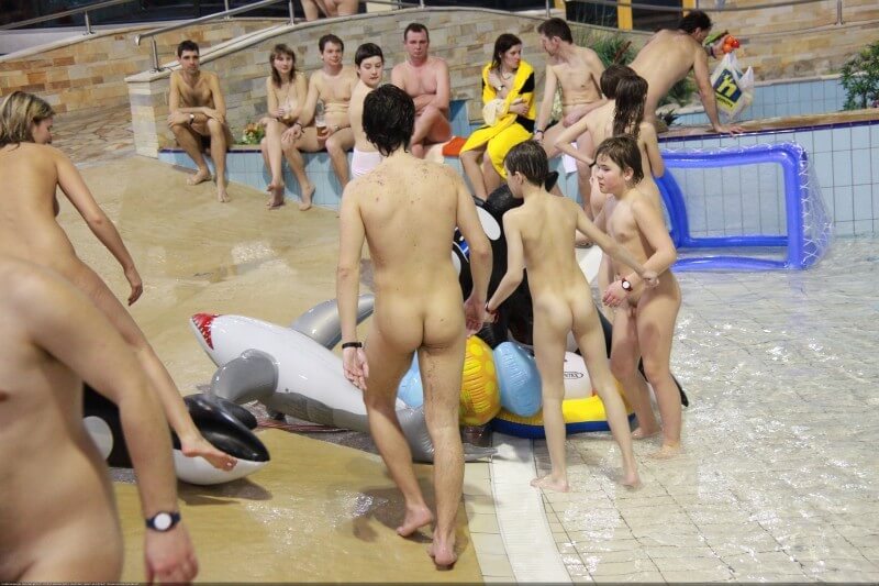 Pool day celebration Big gallery - Nature fills the naked body with energy and inspiration