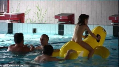 Floating On Our Rafts 1 - Nothing kept the clothes on my body