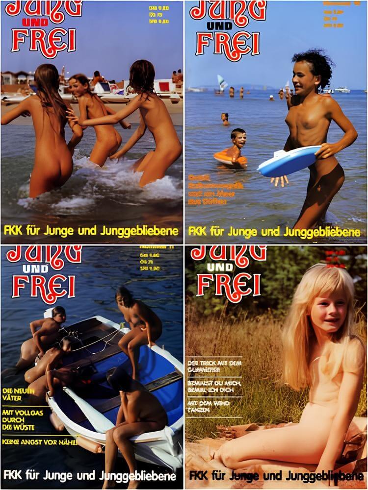 Jung und Frei Nr 9-12 - Being naked helps one feel a sense of freedom