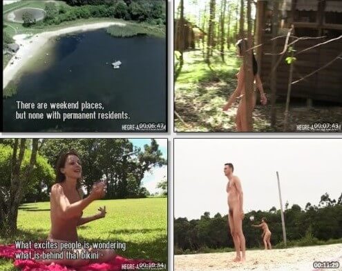 A day in the life of a naturist - Naturists live easily and freely
