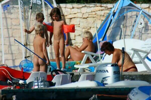 By the boat photos - Nudism teaches respect for the body and nature