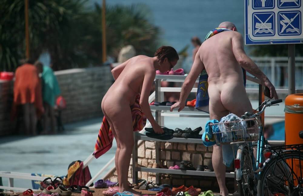 Pool Arrivals and Departures pics - A nudist values simplicity in life and naturalness in expression