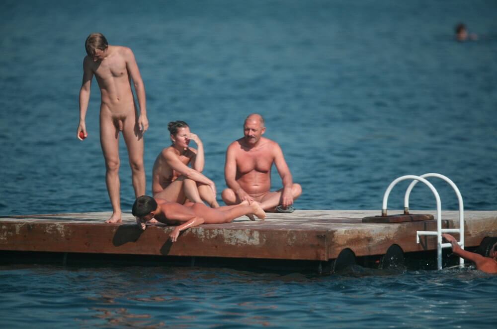 Naturist Family Water Slab pics - Core values of nudist clubs