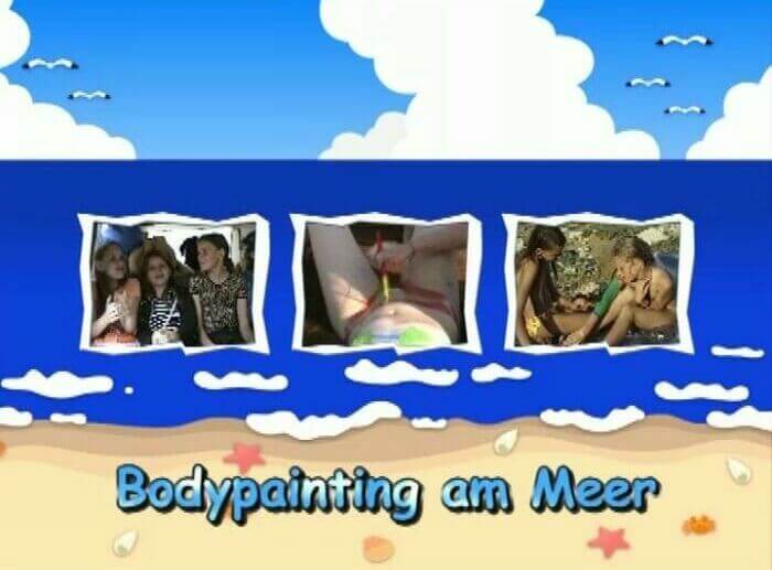 Naturistin: Bodypainting am Meer - In naturism, sincerity and honesty are valued