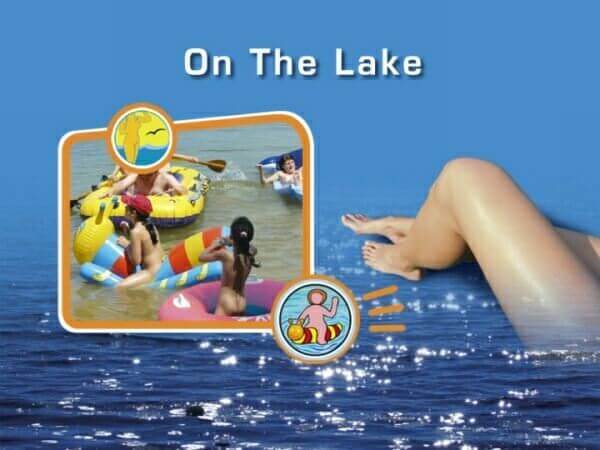 Naturist Freedom: On the lake - We are naked in the bosom of nature