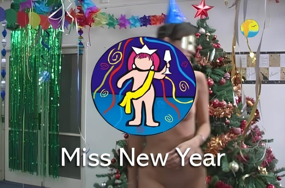 Naturist Freedom: Miss New Year - Simplicity is an important part of naturists lives