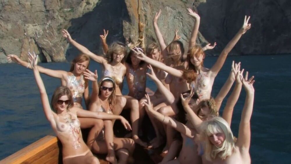 Nudist Girls Boat Cruise Full HD - Being naked fosters trust