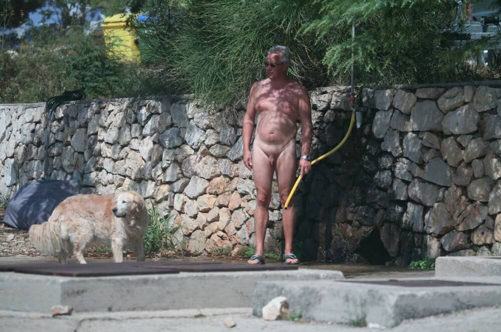 Shower-Wall Bath Parents pics - Leaving the house in a state of complete nudity