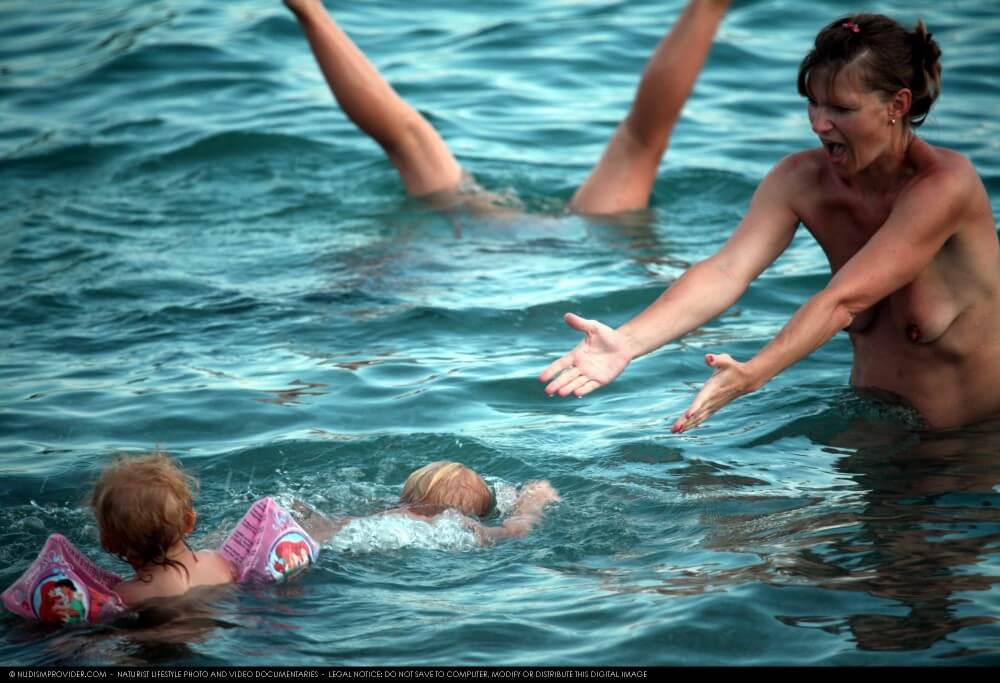 Water Locations Photo Set 6 - People practice nudism to achieve harmony with nature