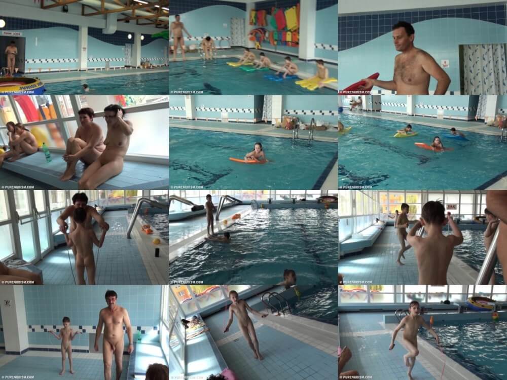 Poolside activities 2 Full HD - The practice of nudity within a community