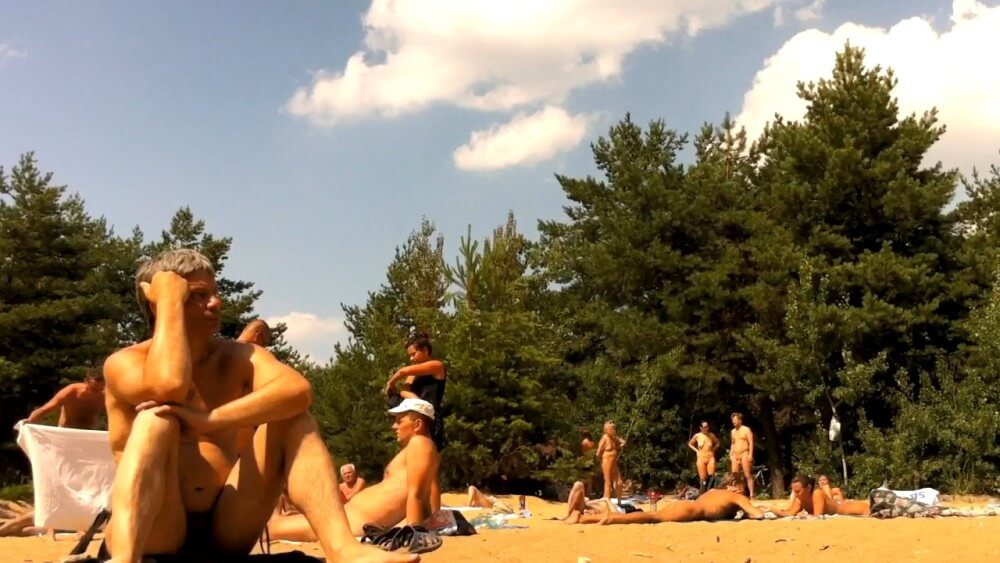 Nudist camping in the forest video HD - A love of the sun and fresh air are important values for those who practice naturism and nudism